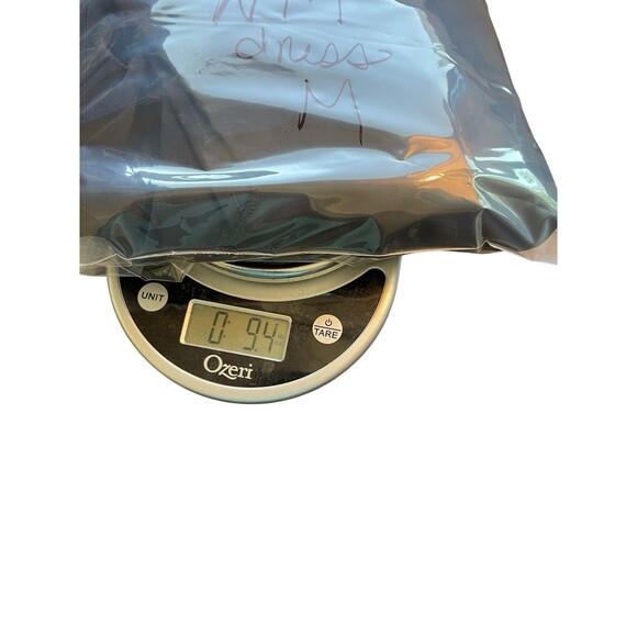 $120 Neiman Marcus Women's Black‎ Stretch Cap Sleeve Sheath Dress Size Medium - Picture 11 of 11